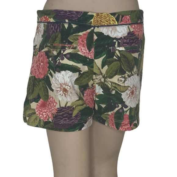Anthropologie Elevenses Ranunculus Bloom shorts sz 4 - Picture 3 of 16